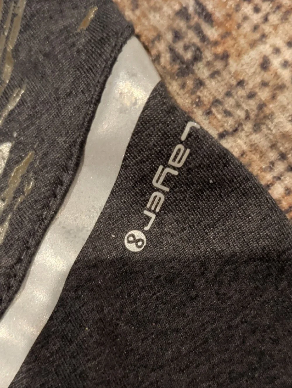 Layer 8 Black Women's Reflective Gloves with Touchscreen Tips